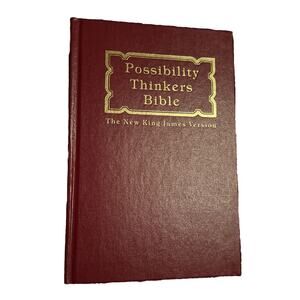 Possibility Thinkers Bible New King‎ James Version Red Hardcover 1984 Religion